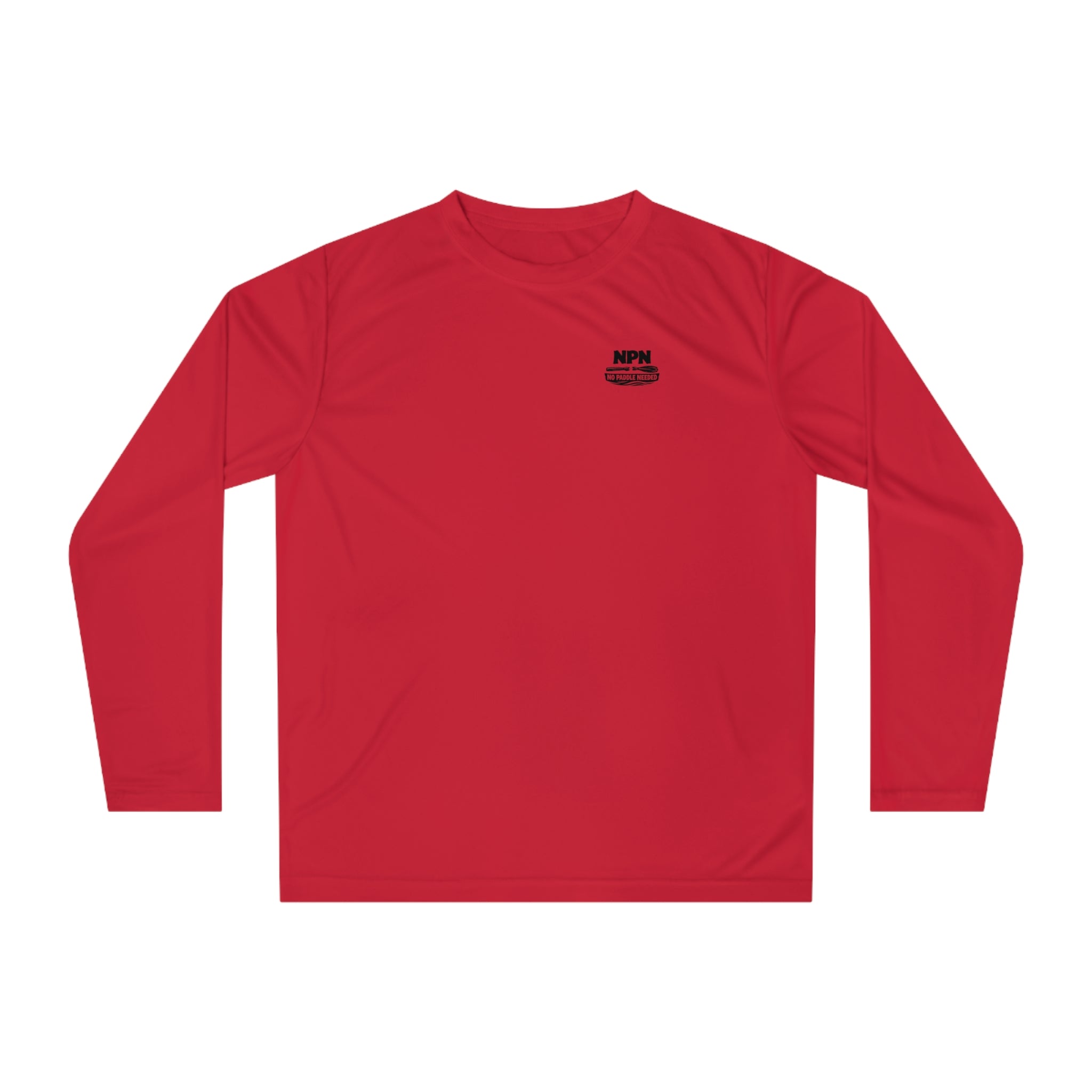 Performance Long Sleeve — "No Paddle Needed" King of the Sea Fishing Shirt