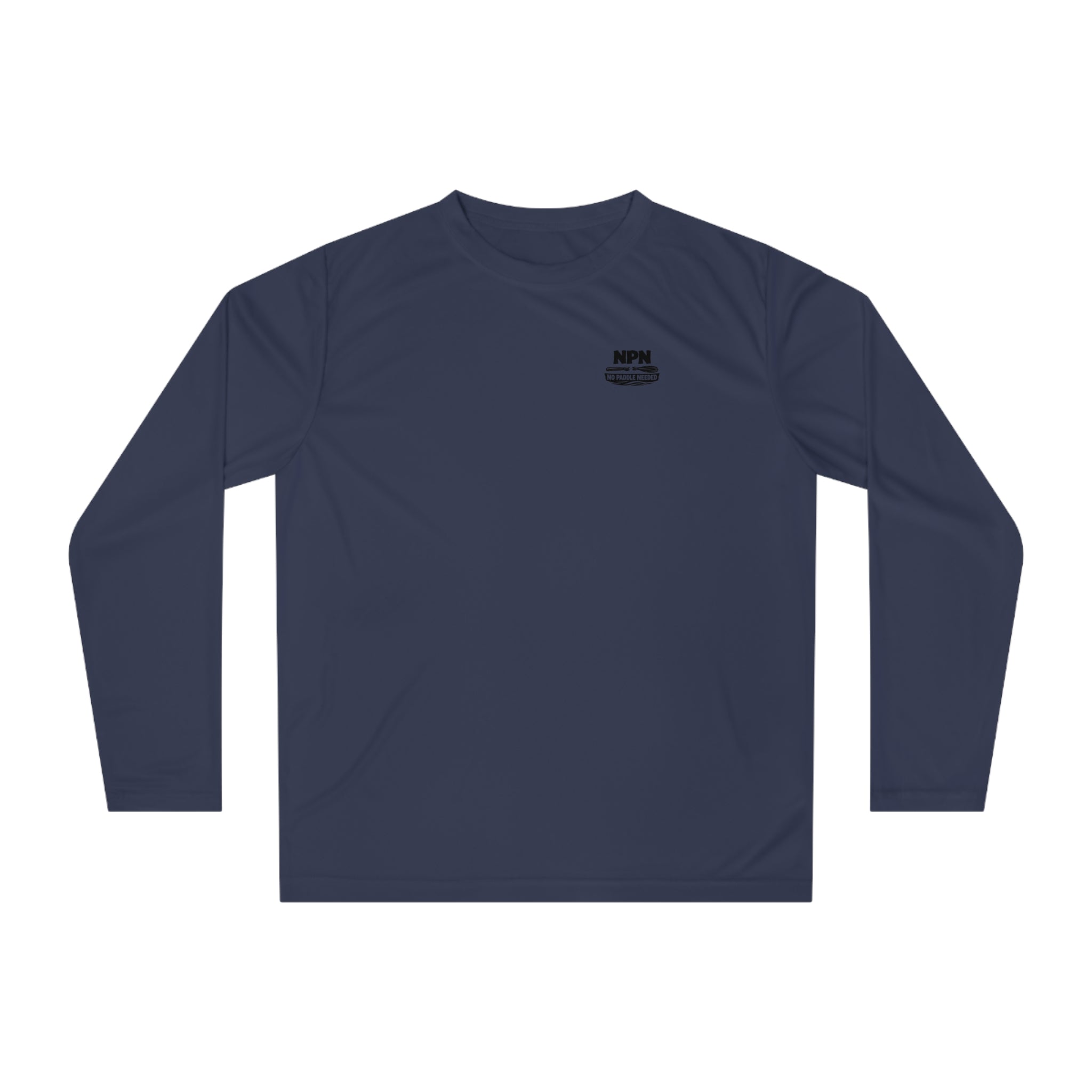 Performance Long Sleeve — "No Paddle Needed" King of the Sea Fishing Shirt
