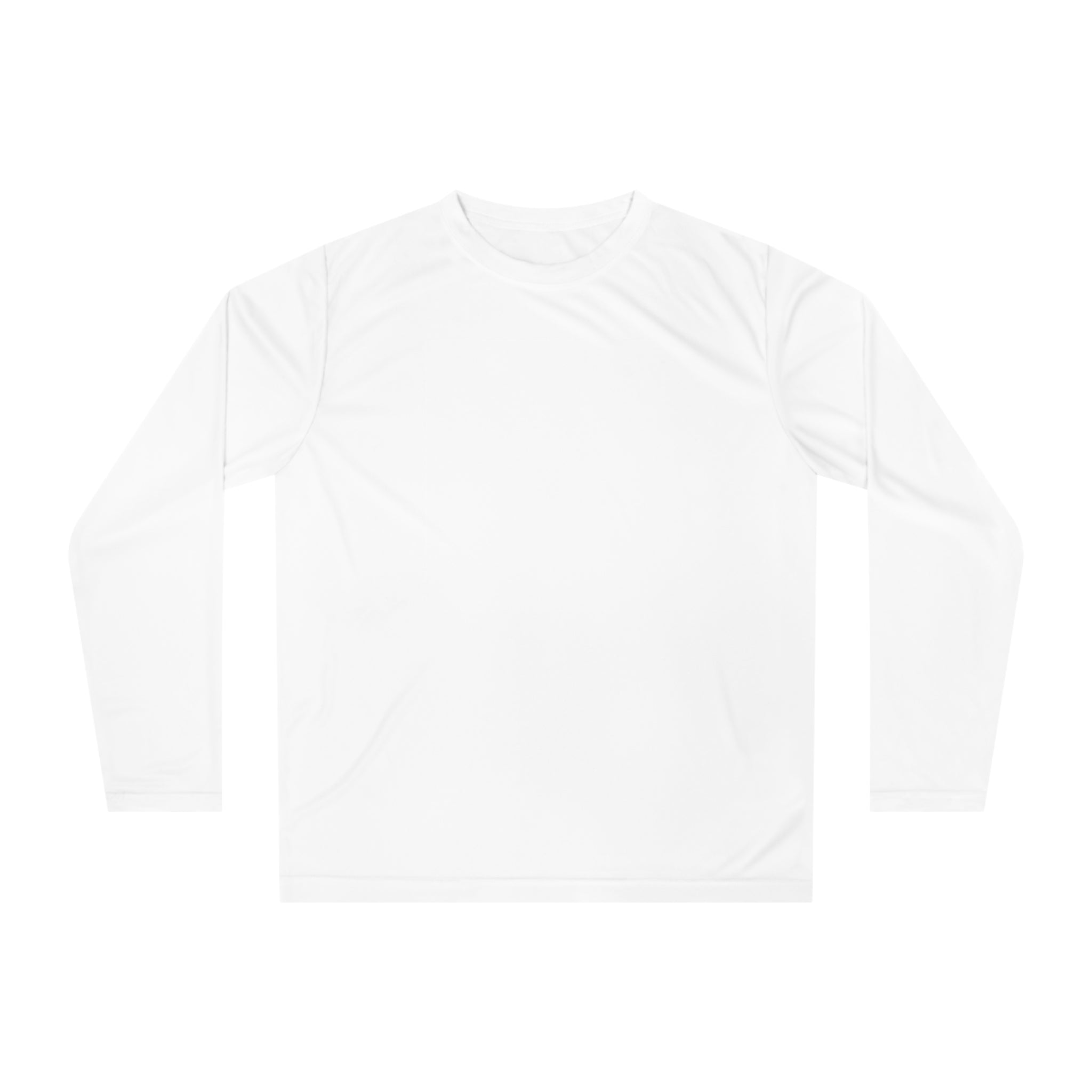 Performance Long Sleeve Shirt — NPN “No Paddle Needed” Fishing Graphic