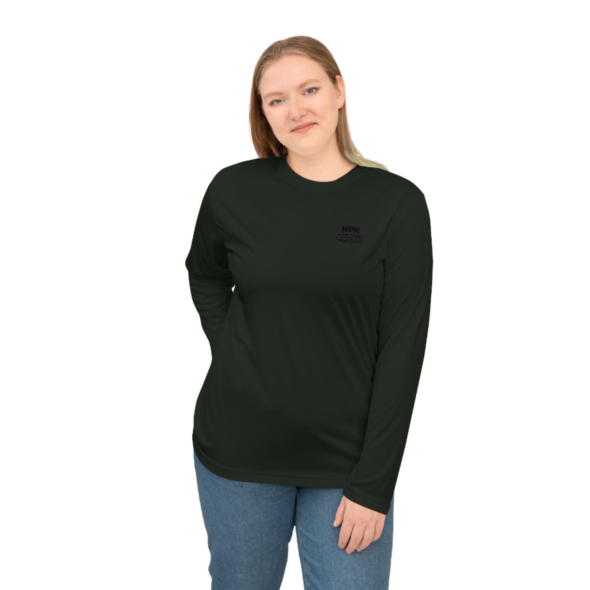 Performance Long Sleeve — "No Paddle Needed" King of the Sea Fishing Shirt