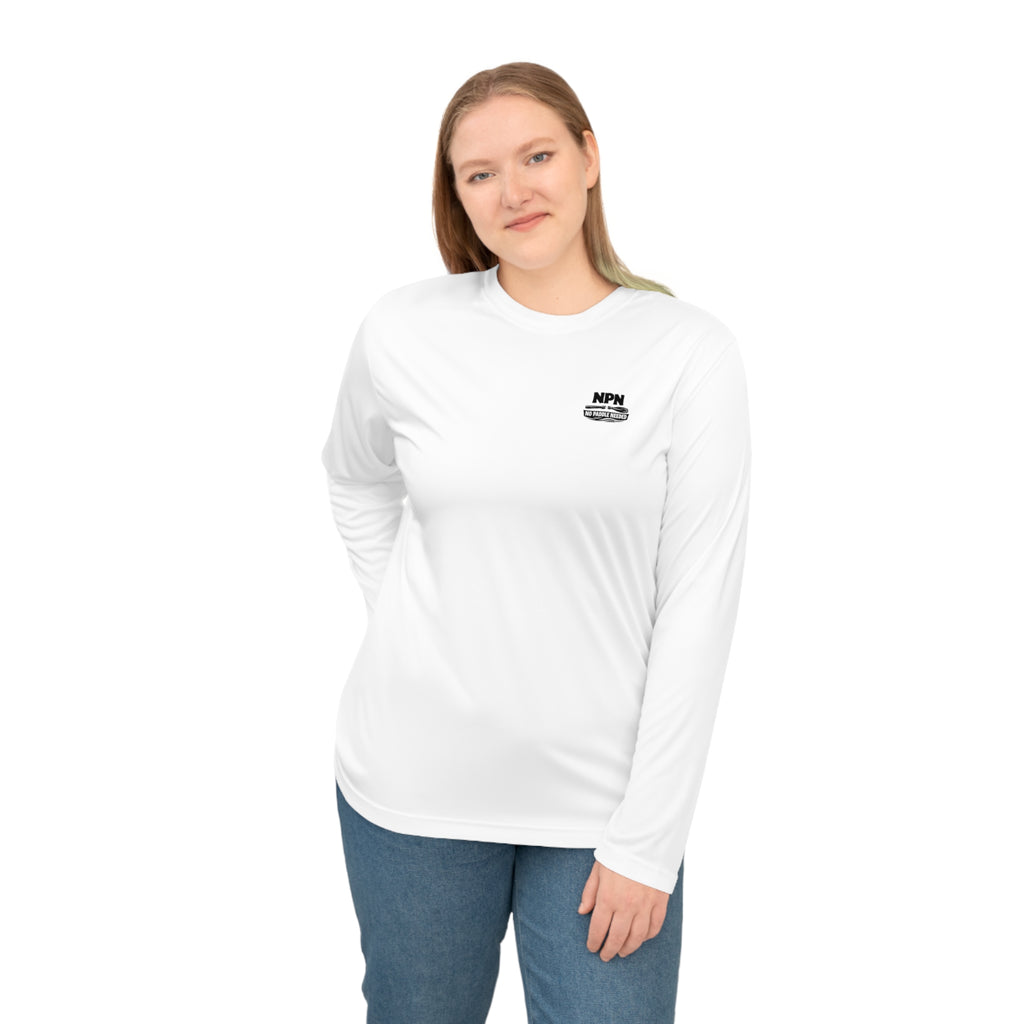 Performance Long Sleeve — "No Paddle Needed" King of the Sea Fishing Shirt