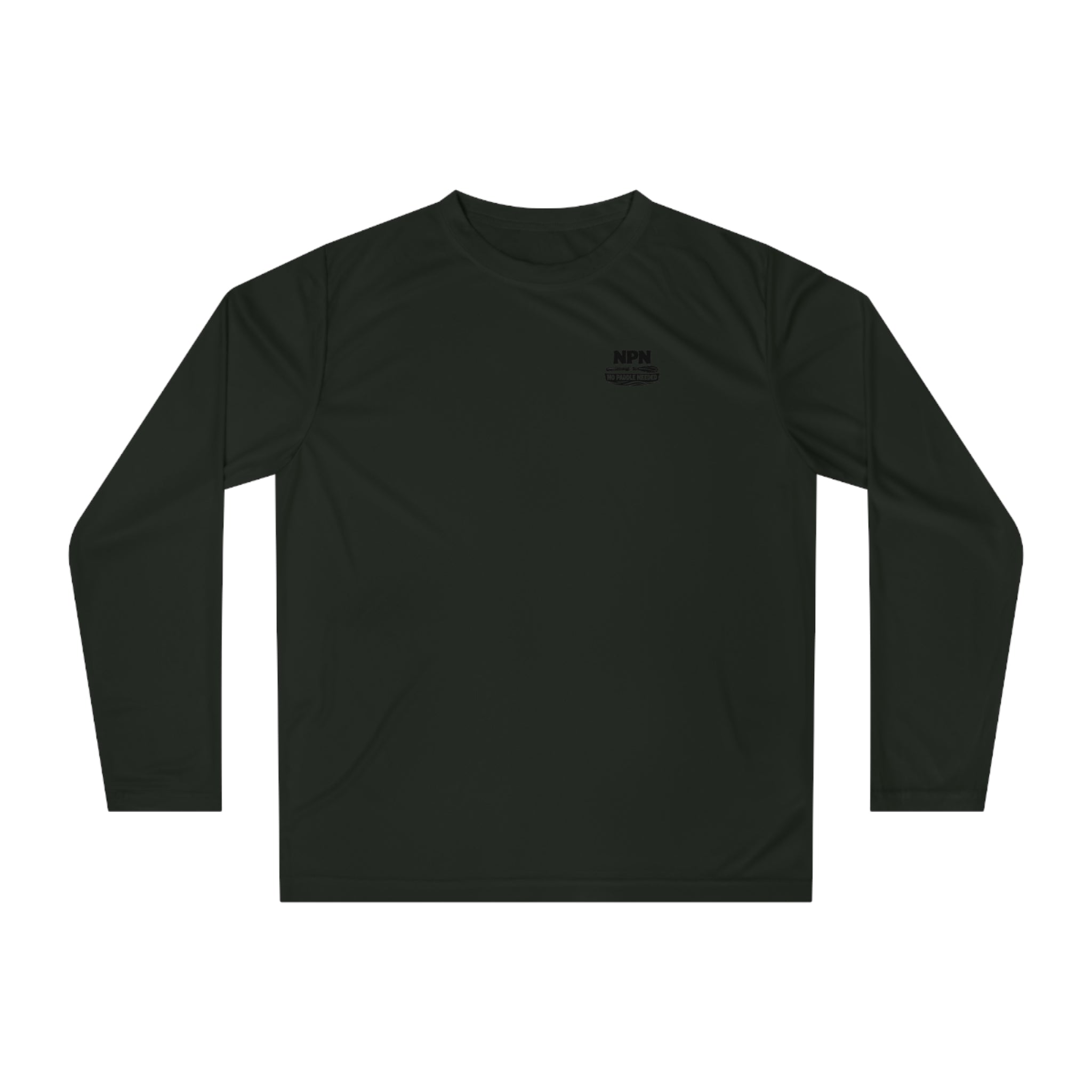 Performance Long Sleeve — "No Paddle Needed" King of the Sea Fishing Shirt