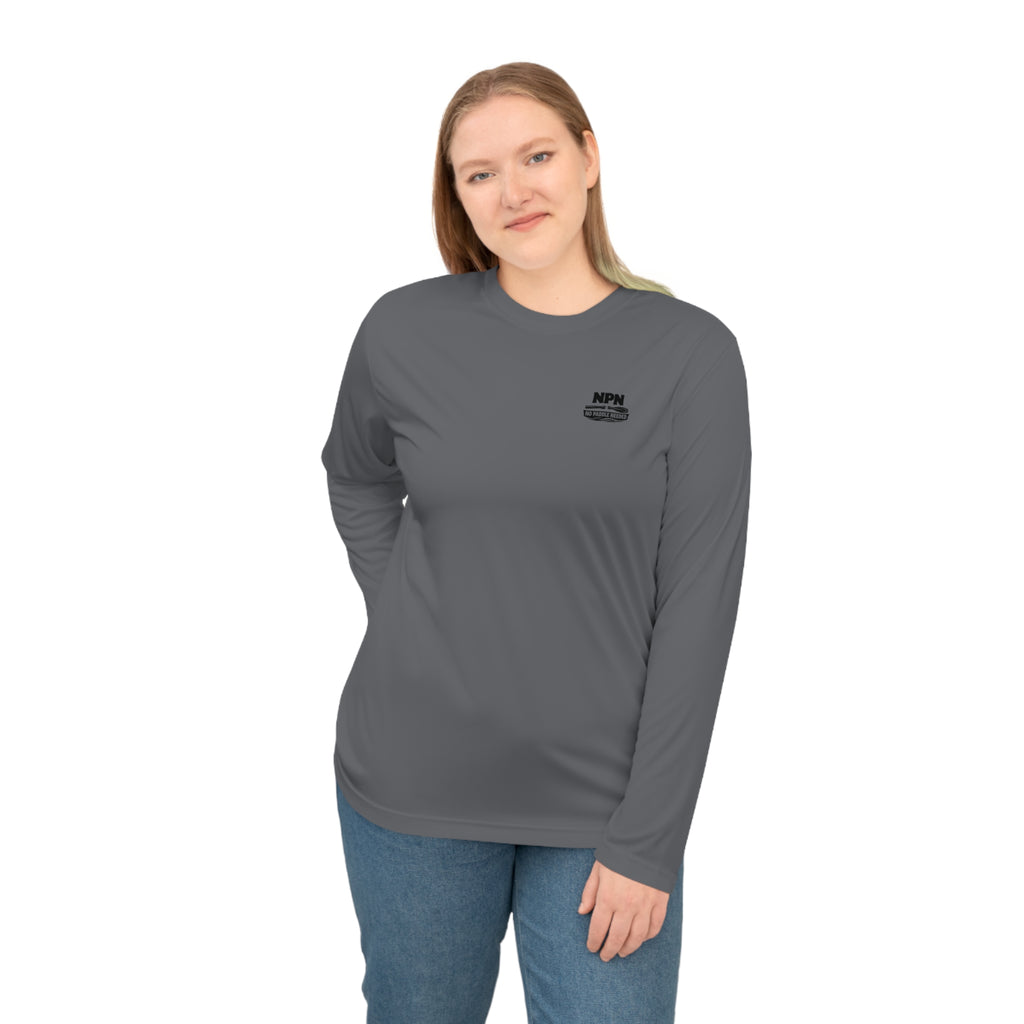 Performance Long Sleeve — "No Paddle Needed" King of the Sea Fishing Shirt