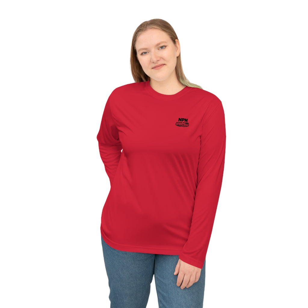 Performance Long Sleeve — "No Paddle Needed" King of the Sea Fishing Shirt