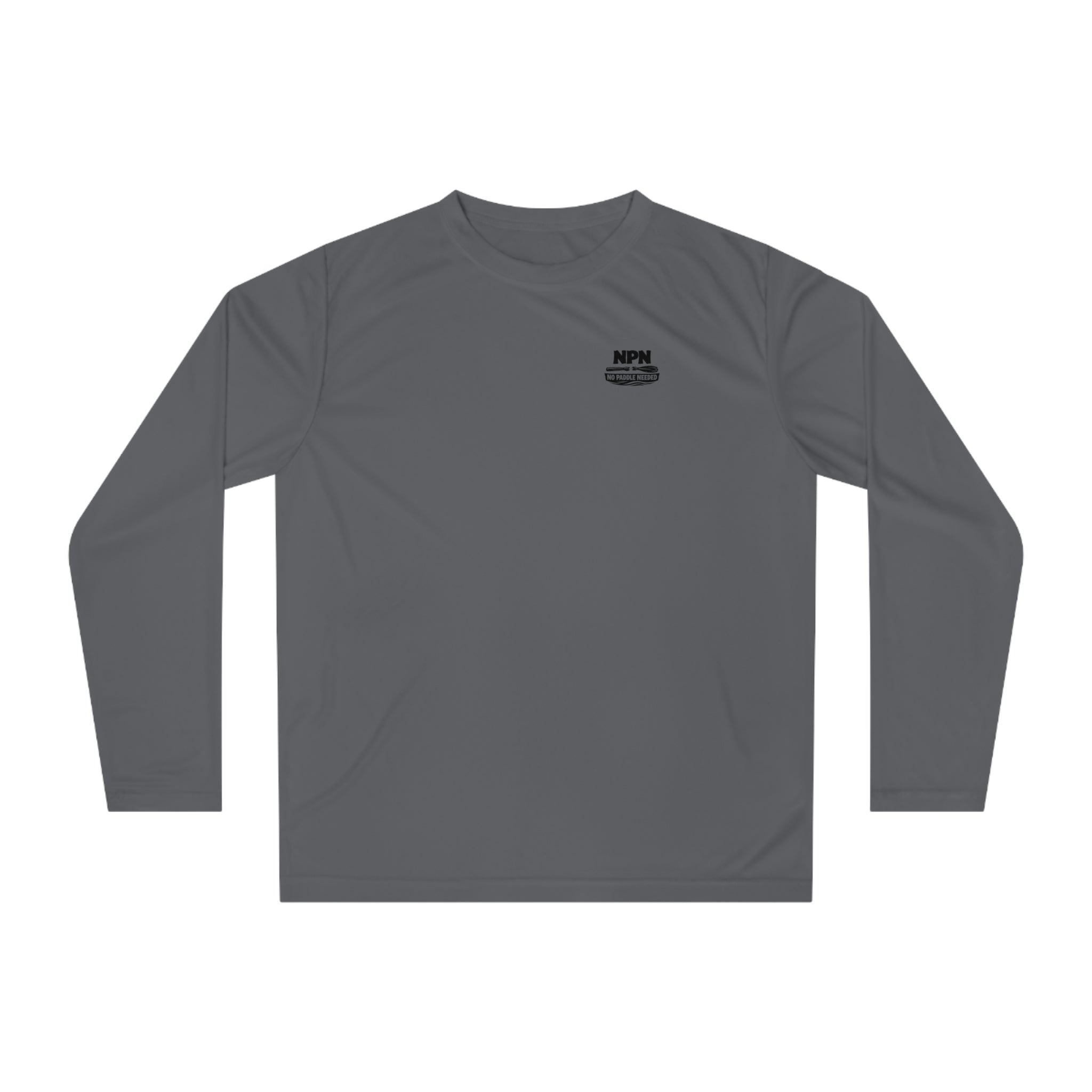 Performance Long Sleeve — "No Paddle Needed" King of the Sea Fishing Shirt